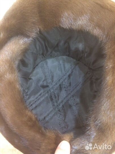 Шапка из меха норки