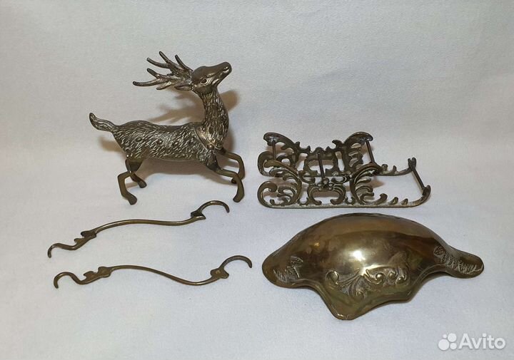 Скульптура оленя. Бронза. Европа