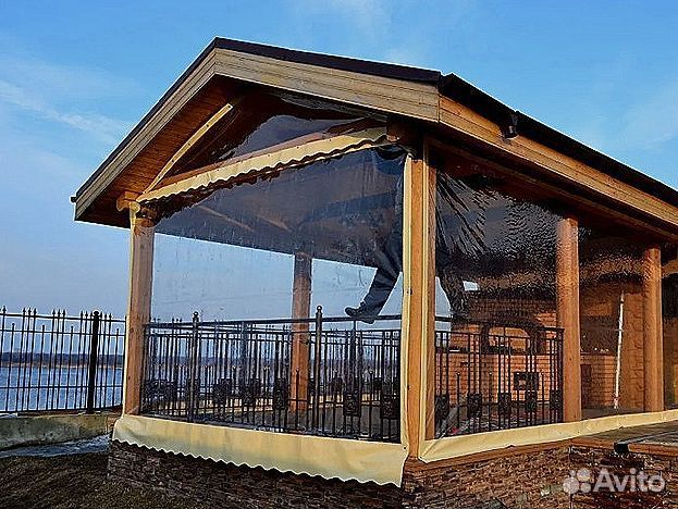 Мягкие окна для террасы, беседки, веранды под ключ