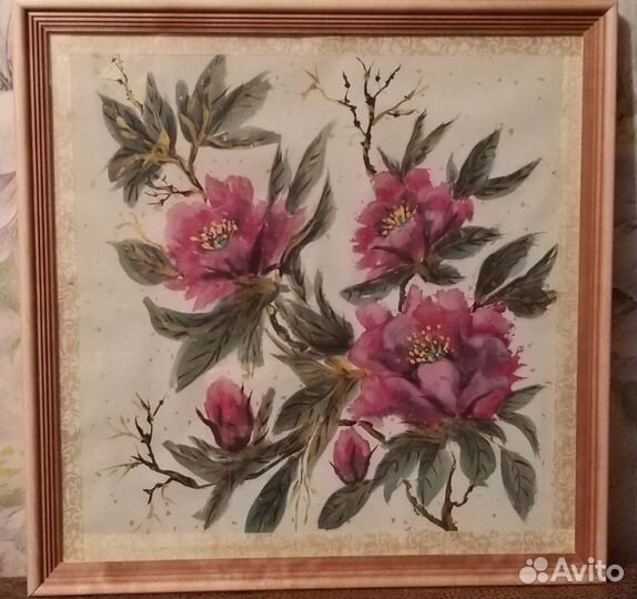 Картина набор 4шт. Четыре пиона