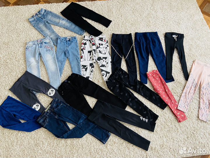 Фирменные вещи пакетом на девочку 110 116