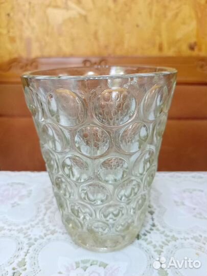 Ваза для цветов стекло СССР