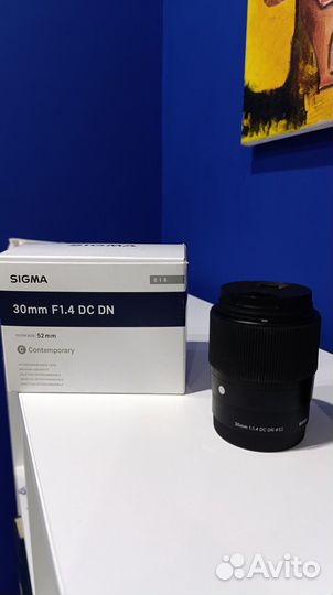 Объектив Sigma 30mm f 1.4 sony