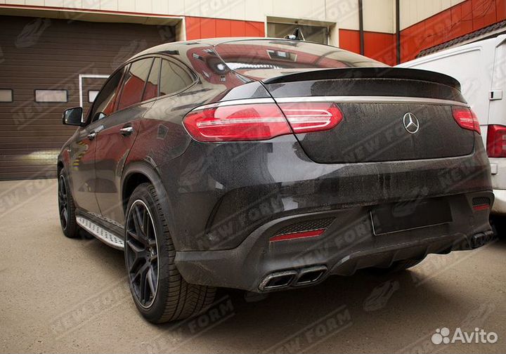 Диффузор 63 AMG хром Mercedes GLE Coupe