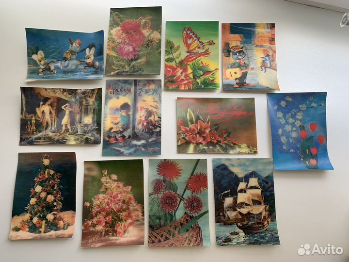 Зd стерео открытки СССР