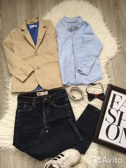 Сет брендов на 4-5 лет levis, Zara