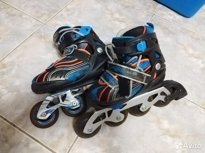 Раздвижные роликовые коньки 31-6 reaction heel fix