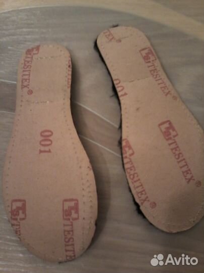 Стельки из натурального меха детские