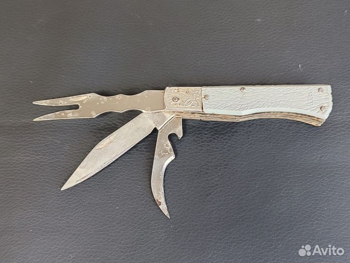 Нож складной СССР серый завод Павловский сувенир