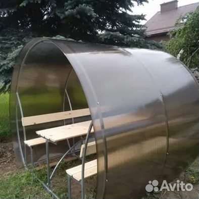 Беседка из поликарбоната, рассрочка, кредит