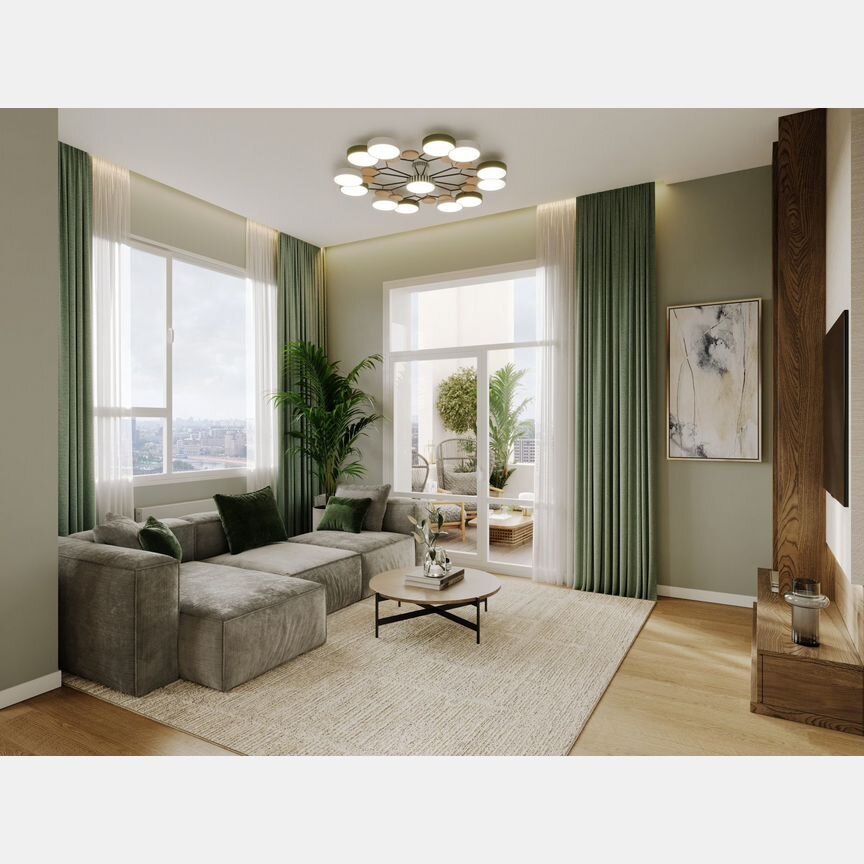 3-к. квартира, 73,3 м², 25/29 эт.