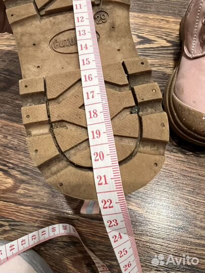 Демисезонные ботинки для девочки 29 р