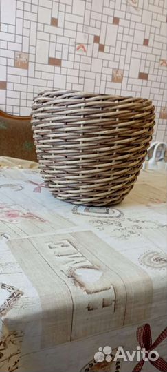 Кашпо из ротанга 12 и 7 литров