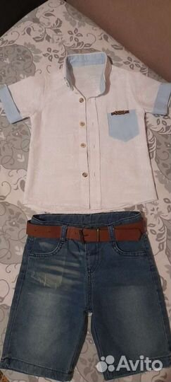 Рубашка с бриджиками на мальчика