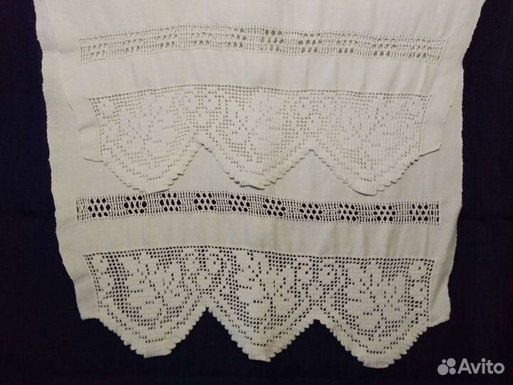 Полотенце старинное домотканое Рушник вышитый