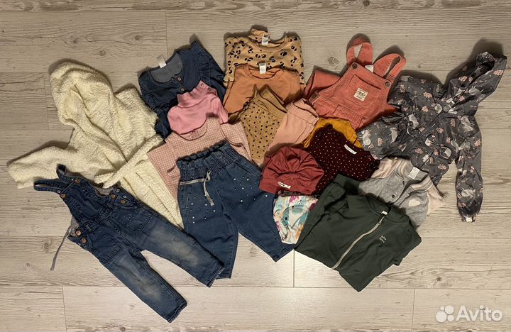 Одежда пакетом для девочки 80-86