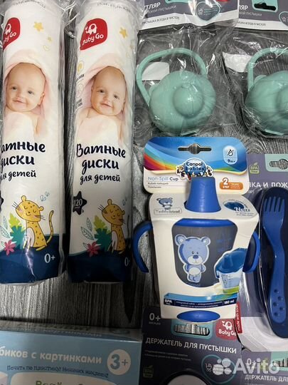 Пустышка, держатель, детская ложка, прорезователь