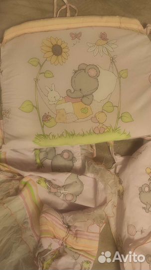 Балдахин+ бортики со слониками