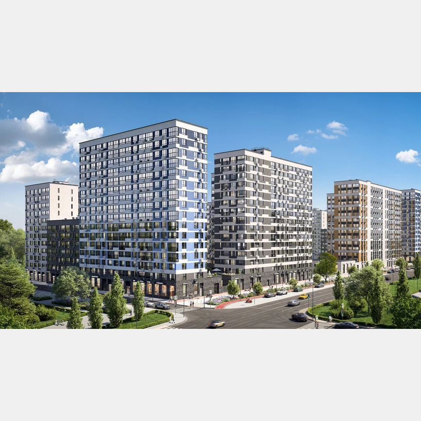 2-к. квартира, 52 м², 14/15 эт.