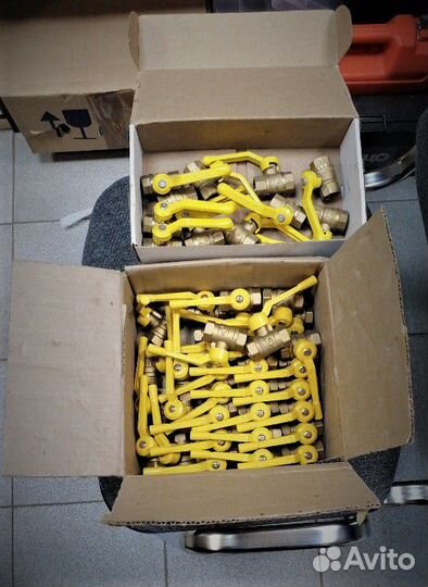 Кран шаровый газовый латунь