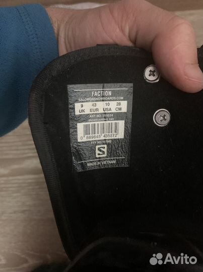 Ботинки для сноуборда Salomon