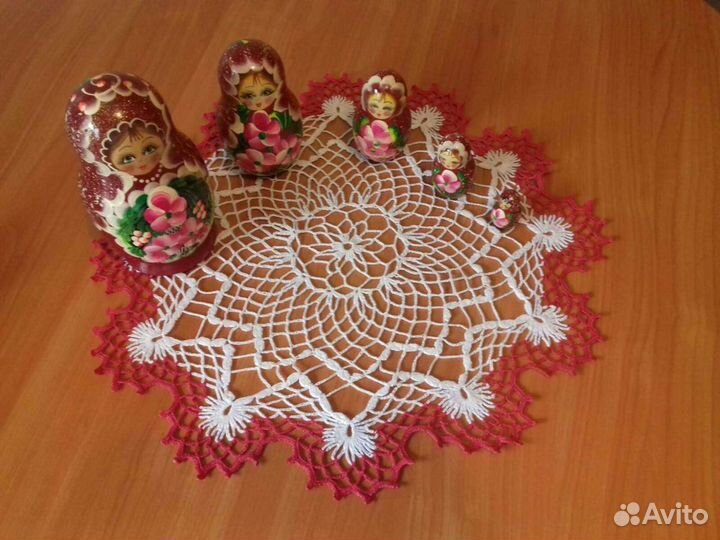 Салфетка вязаная