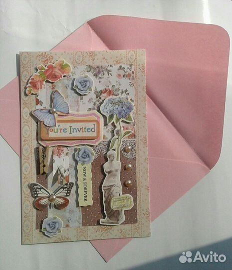 Открытка ручной работы