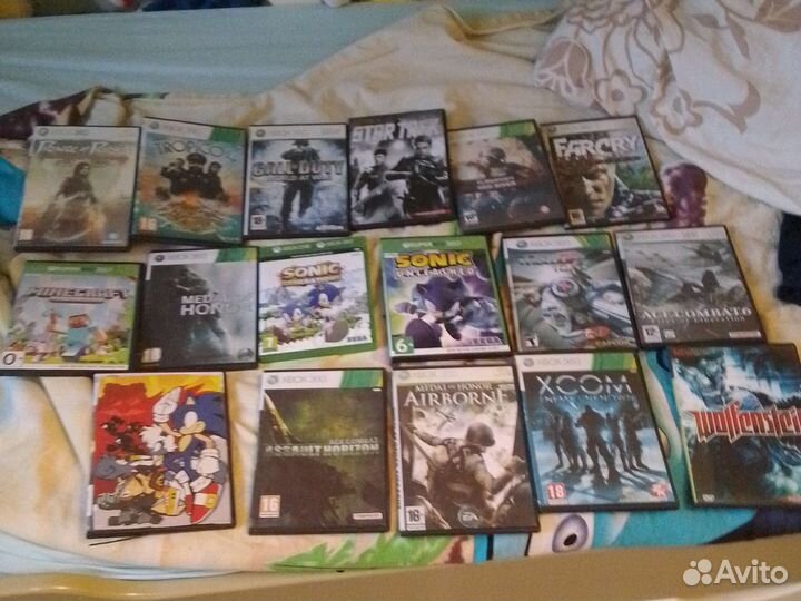 Диски xbox 360 lt.3.0 и лицензия sonic, Minecraft