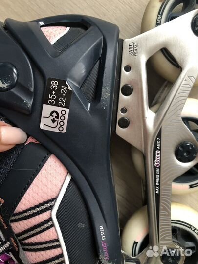 Ролики детские раздвижные 35-38 размер