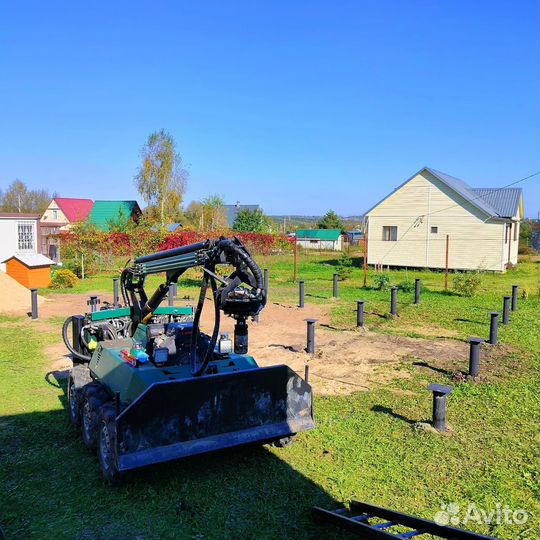 Винтовые сваи под ключ установка