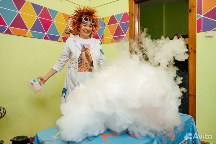 Аниматор для детей Крио-Шоу Тесла- Шоу Научное Шоу