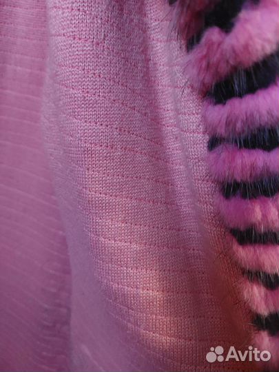 Пальто норковое на кашемире