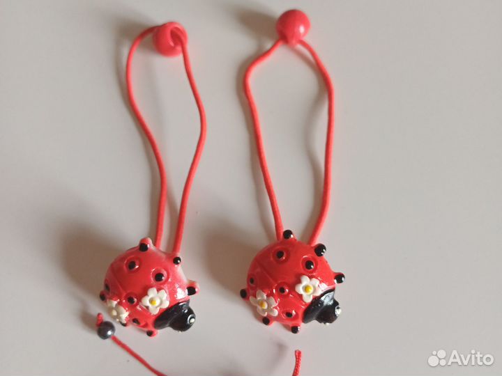 Детские аксессуары резиночки браслет Lady Bug