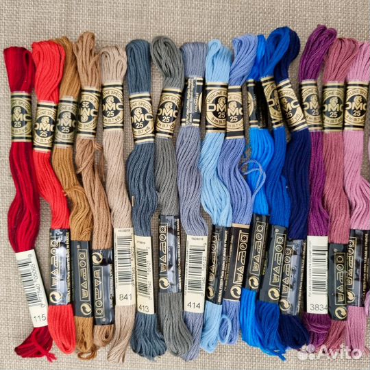 Набор мулине, DMC, Франция, 43 цвета