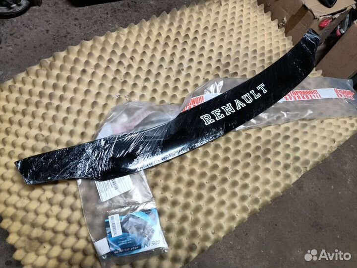 Дефлектор капота renault logan 1