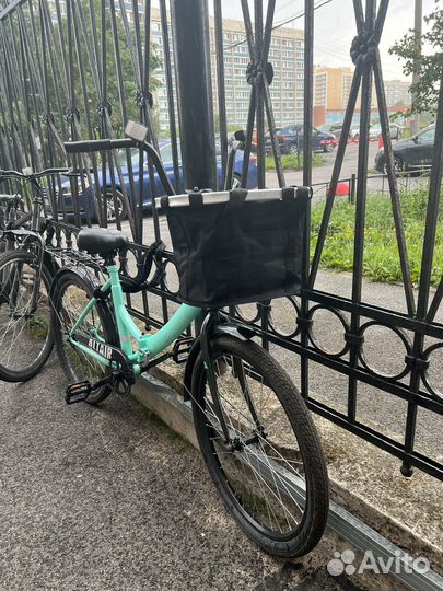 Велосипед альтаир сити 24 (складной) бирюзовый