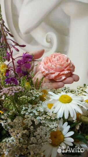 Мыло ручной работы. Пионы