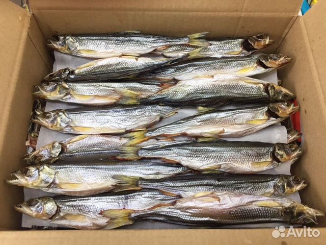 Корюшка вяленая с икрой