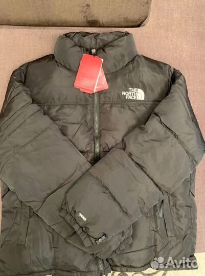 Куртка The North Face 700 черная с капюшоном