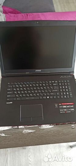 Игровой ноутбук msi 17 3