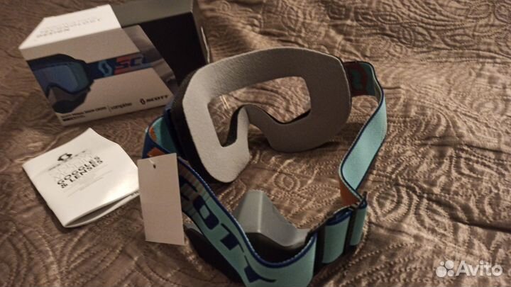 Очки снегоход квадроцикл Scott Primal MY23 Blu/Cle