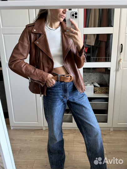 Джинсы zara 36 wide leg