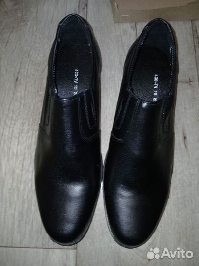 Полуботинки хромовые мужские