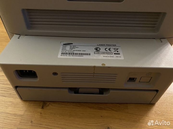 Принтер лазерный чб samsung ml 1910