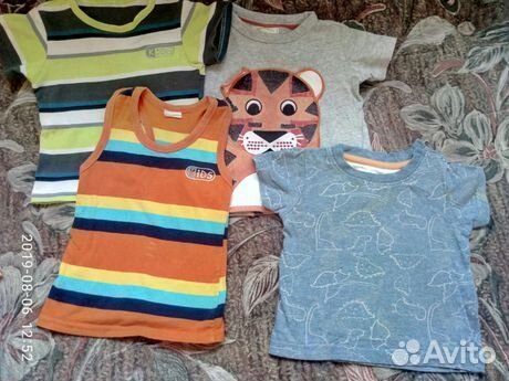 Детские вещи пакетом на мальчика 68 74