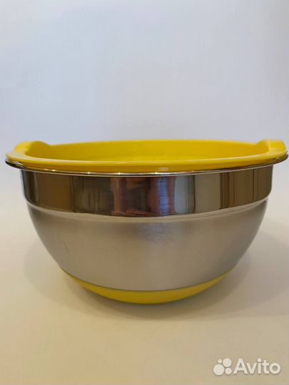 Миска из нержавеющей стали для кухни с крышкой