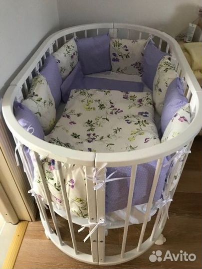 Детская кровать трансформер из массива