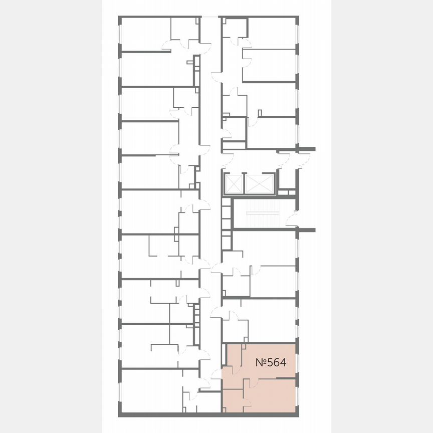 1-к. апартаменты, 40,5 м², 9/17 эт.