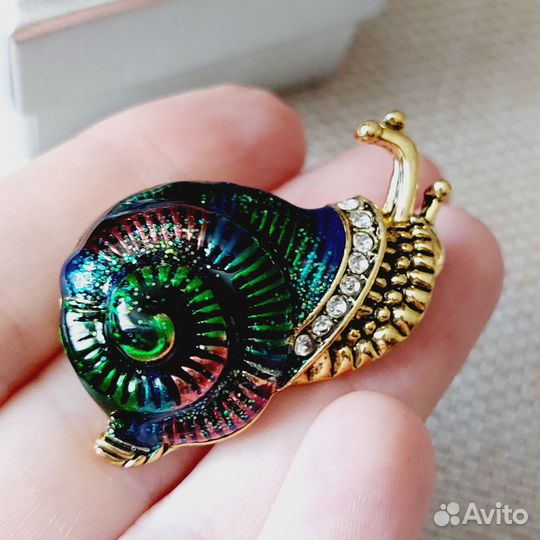 Брошь Улитка