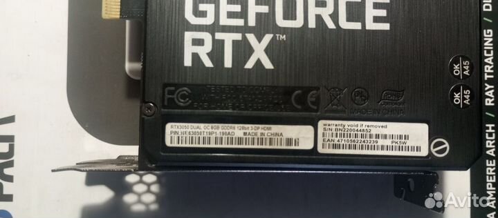 Rtx 3050 oc palit